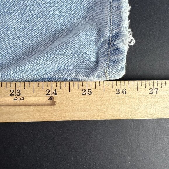 Rails Jeans Women's 26x26* Angeleno Crop Ultra Wide Leg Light Blue Denim Tag 24 - Picture 12 of 16